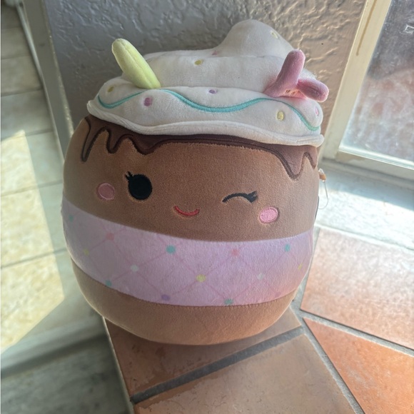 Squishmallows Other - Squishmallows 8" Allegra the Chocolate Frappe 2025 Plush Easter